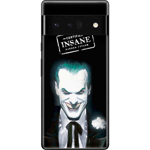 DC Comics The Joker Portrait by Alex Ross Google Pixel 6 Pro Skin